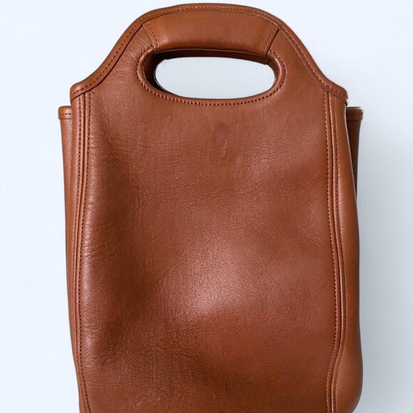 Vintage Coach Drawstring Backpack No. 9994 British Tan Leather main image 7